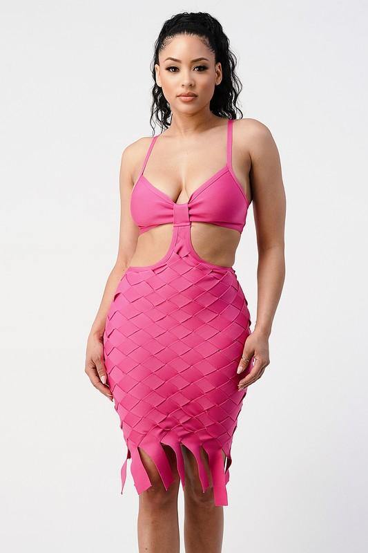 Bandage Cut Out Dress - BlazeNYC