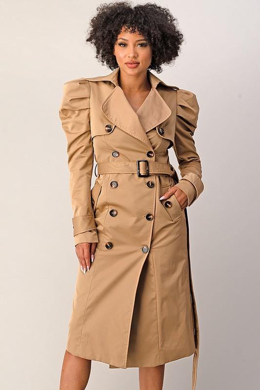 Double Breasted Trench Coat - BlazeNYC