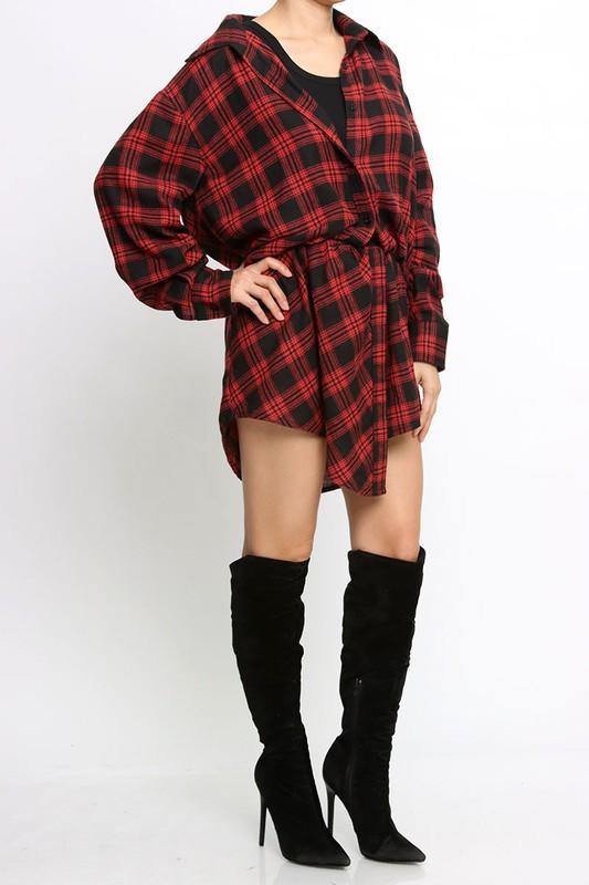 East Side Button Down Tunic - BlazeNYC