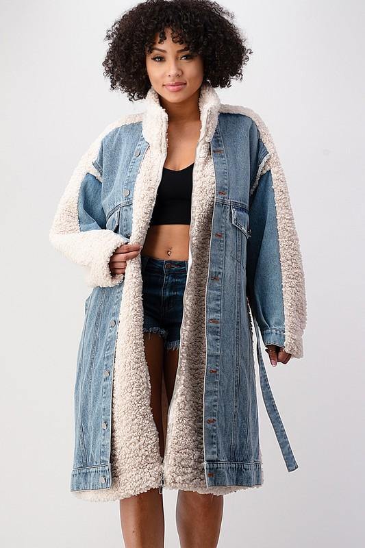 Snuggle Up Mid-Length Coat - BlazeNYC