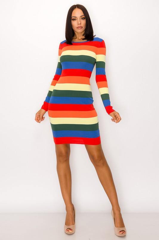 Lexi Striped Dress - BlazeNYC