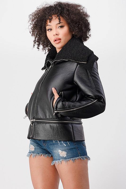 Calm Winter Shearling Jacket - BlazeNYC