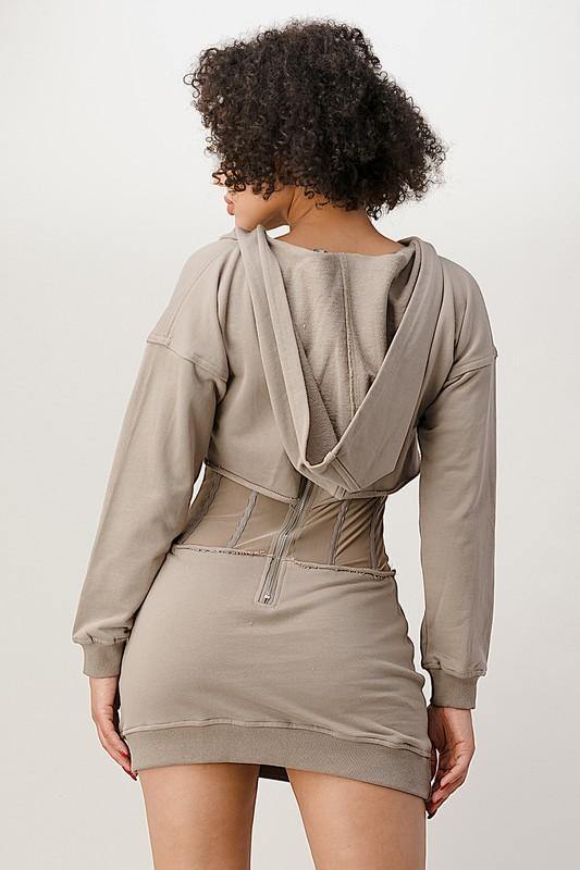 Hilman Hooded Dress - BlazeNYC