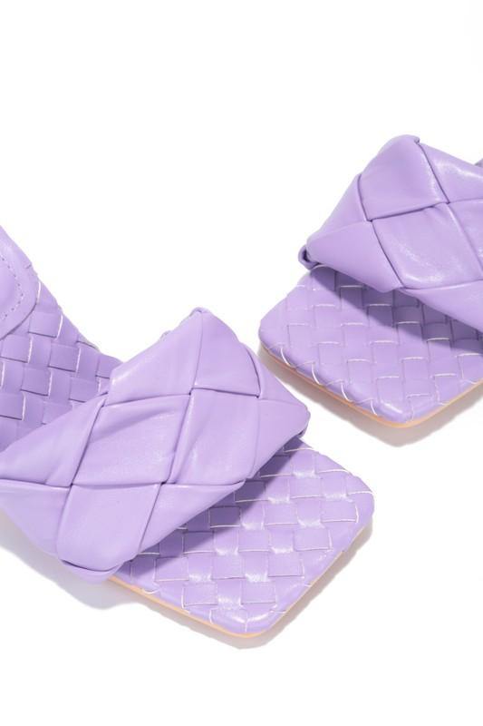 Woven Mule in Lavender - BlazeNYC